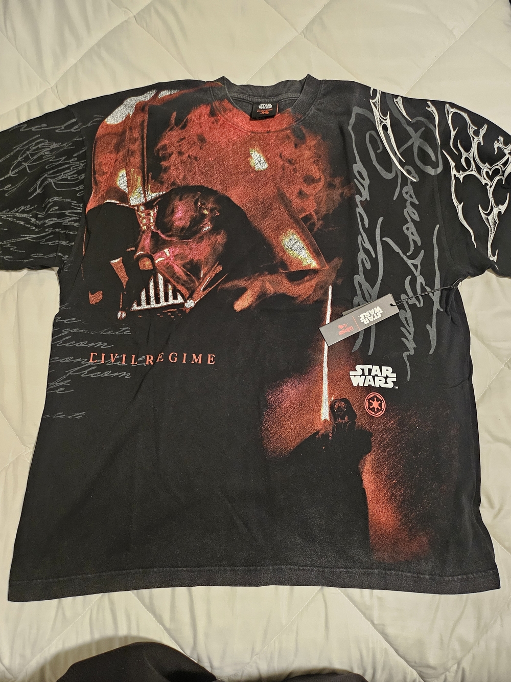 Star Wars x CivilRegime Darth Vader Graphic Tee - Black/Red